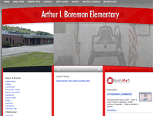 Tablet Screenshot of boremanelementaryschool.org